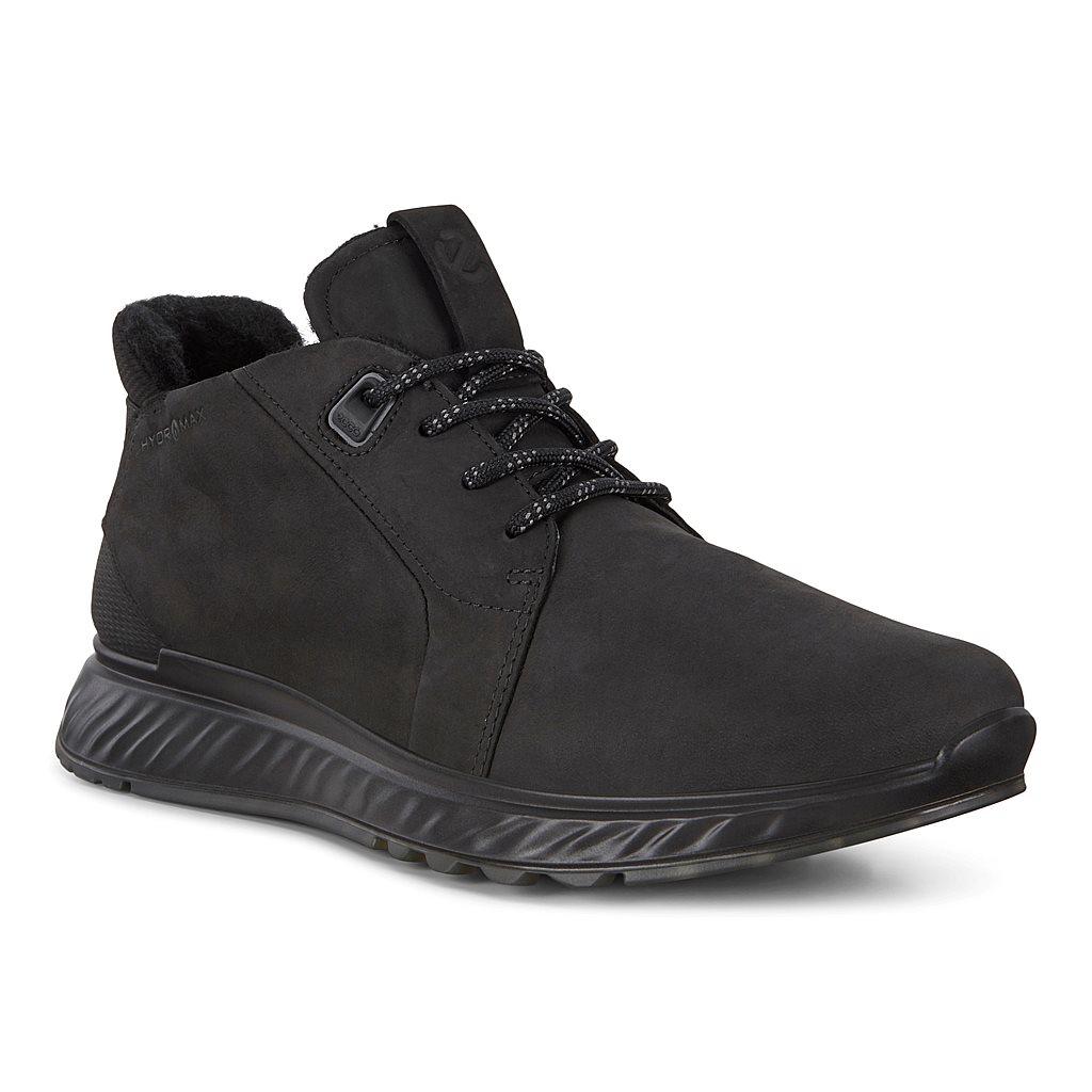 Ecco St.1 Mens Sneakers Boots In Black Sales - India MKZ-485732